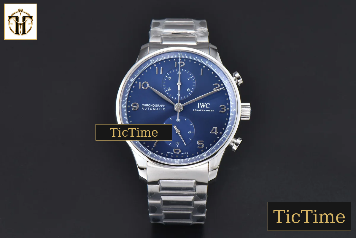 Portuguese IW371606 41mm ZF SS Blue Dial SS Bracelet A96355 — foto 2