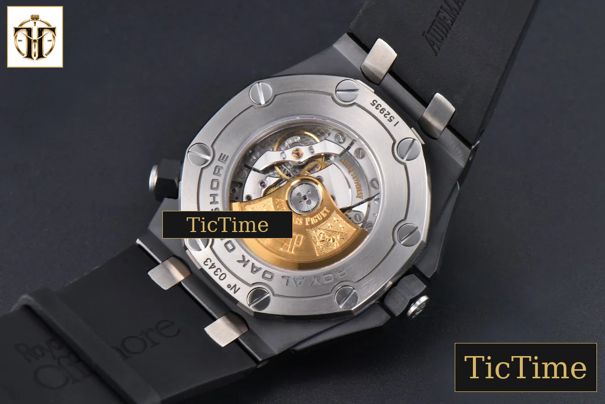 Royal Oak Offshore Diver 15707 42mm ZF Black Ceramic Black Dial Rubber Strap A3120 — foto 17