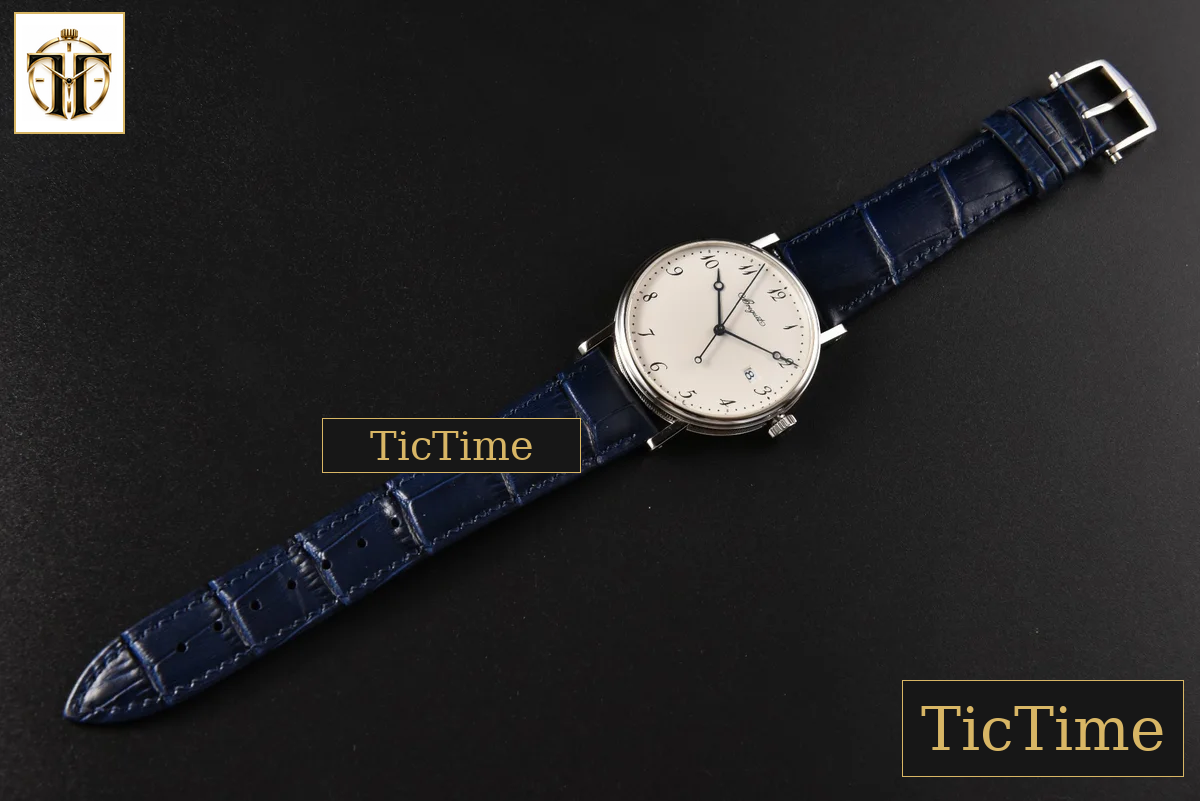 Classique 5177 38mm LTF White Dial Digital Marker Blue Leather Strap MY9015 — foto 31