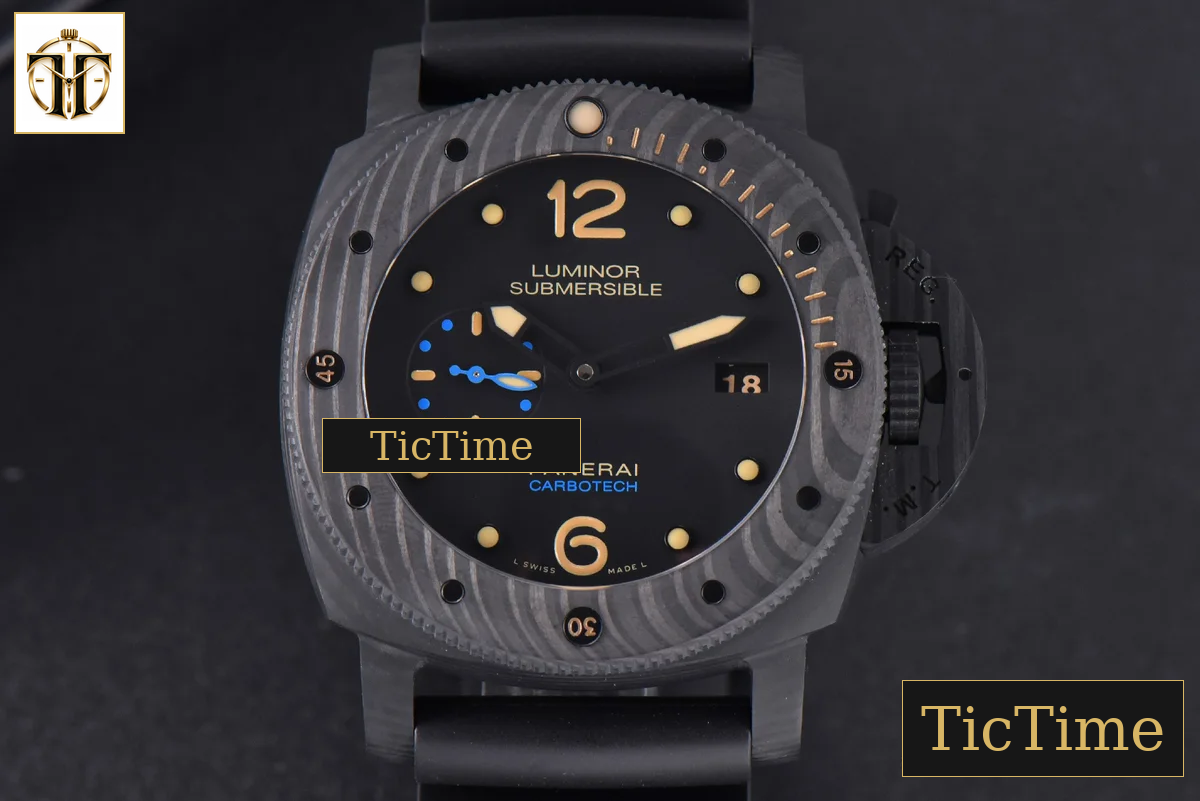 Carbotech PAM616 47mm VSF Blue Logo Black Rubber Strap V3 P.9000 — foto 2