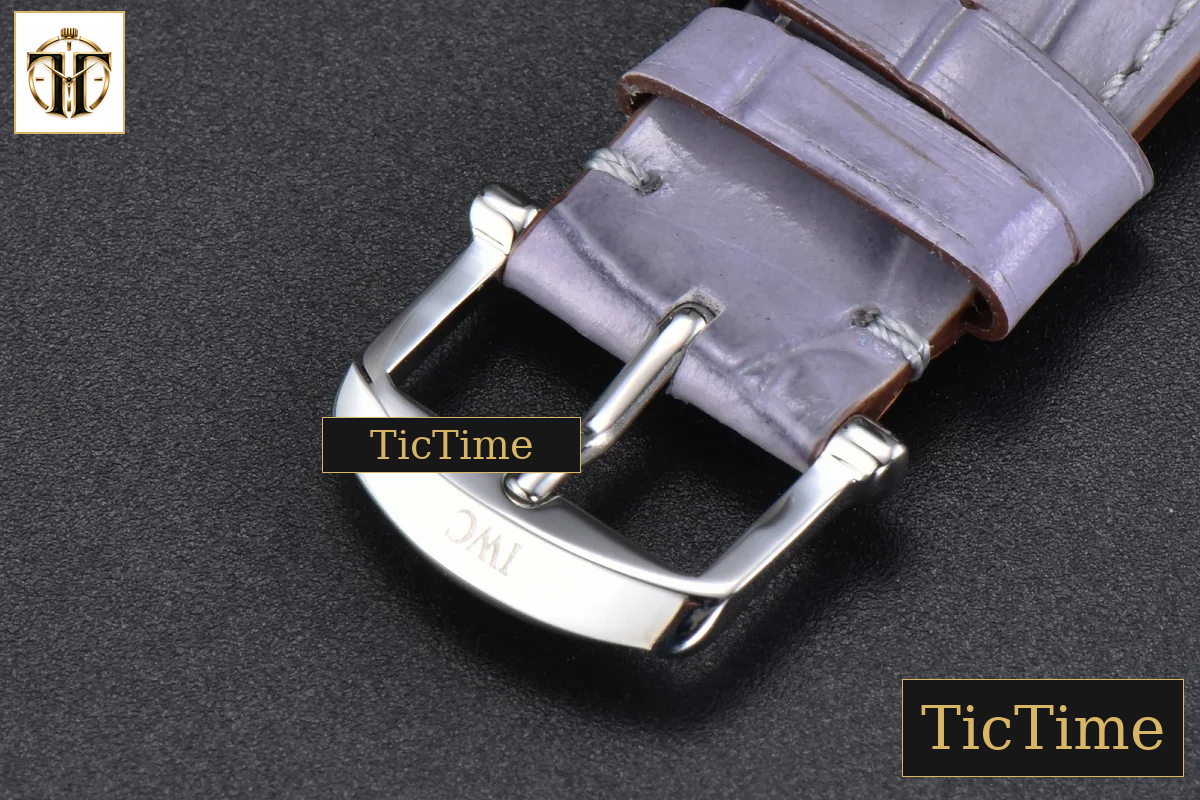 Portofino 37mm V7F Diamond Gray Dial Silver Marker Grape Leather Strap A2892 — foto 31