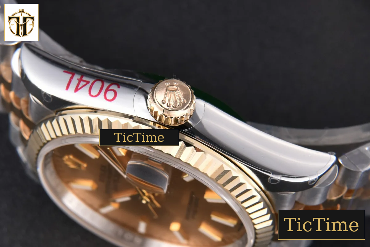 DateJust 904L 36mm GMF YG/SS Fluted Bezel YG Dial Lume Marker Jubilee Bracelet VR3235 — foto 16