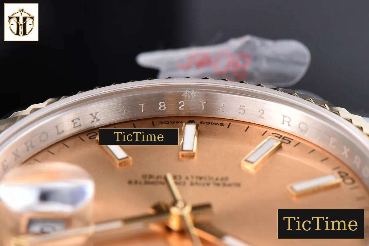 Datejust 41mm GMF YG/SS Gold Dial Stick Marker Fluted Bezel Jubille Bracelet VR3235 — foto 13