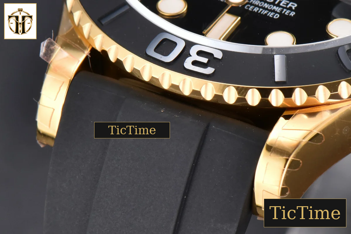 Yacht-Master 226658 42mm VSF YG Ceramic Black Dial Oysterflex Strap V2 Tungsten Weighted VS3235 — foto 11