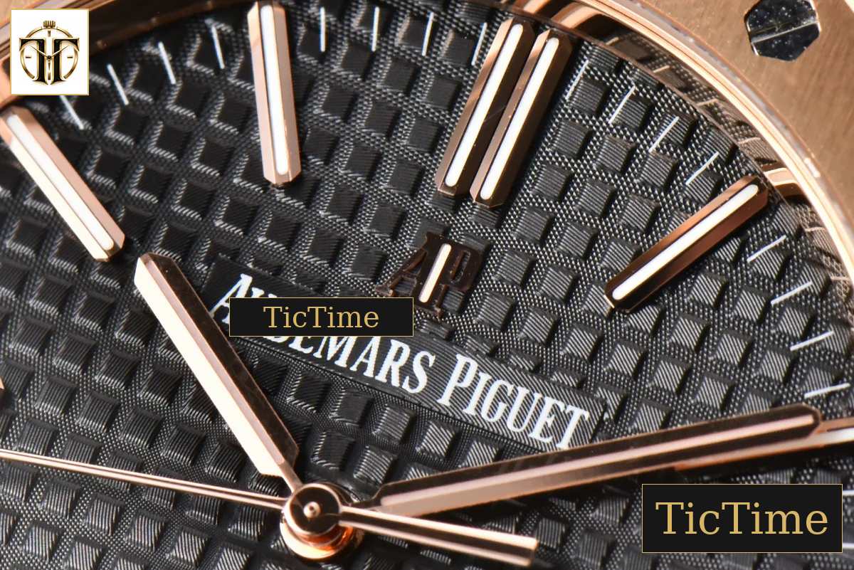Royal Oak 15400 41mm ZF RG Black Textured Dial RG Bracelet SA3120 — foto 5