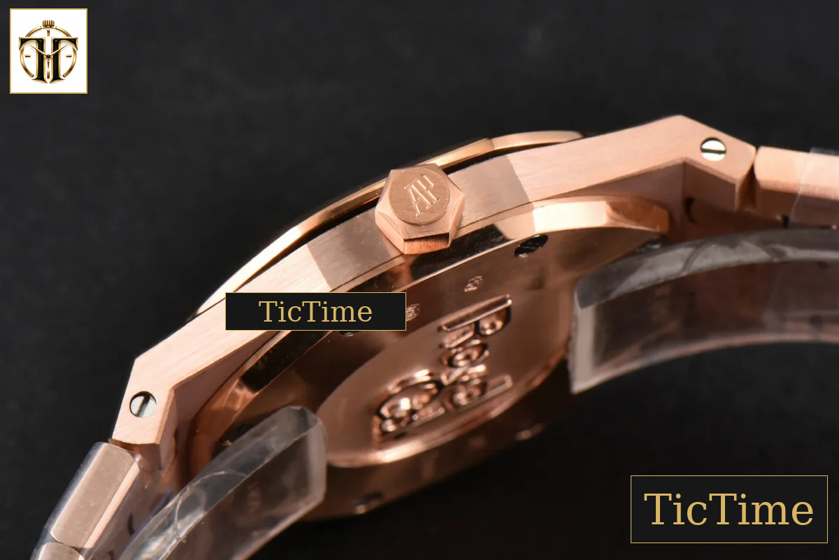 Royal Oak Ladies 33mm 8F RG Diamond White Dial RG Bracelet Swiss Quartz — foto 15