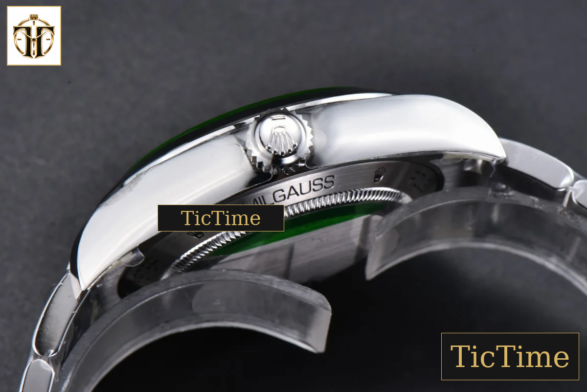Milgauss 904L 116400GV 40mm VSF Blue Dial Green Crystal VS3131 — foto 13