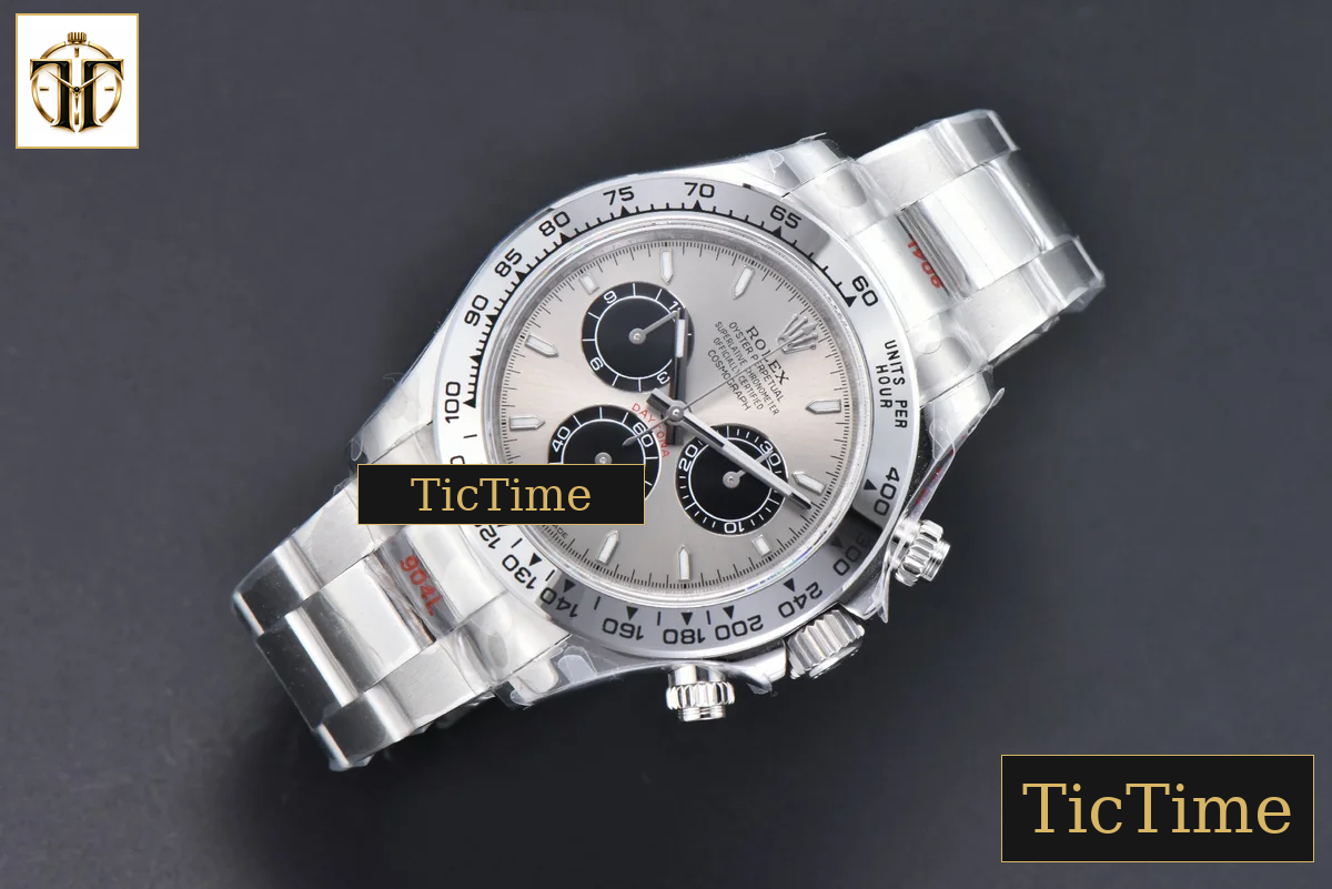 Daytona 904L 126509 40mm BPF SS Grey Dial Black Subdial SS Bracelet SH4131 — foto 3