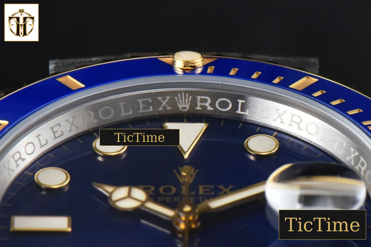 Submariner LB 116613 40mm Clean Factory YG/SS Blue Ceramic Blue Dial YG/SS Bracelet VR3130 — foto 13