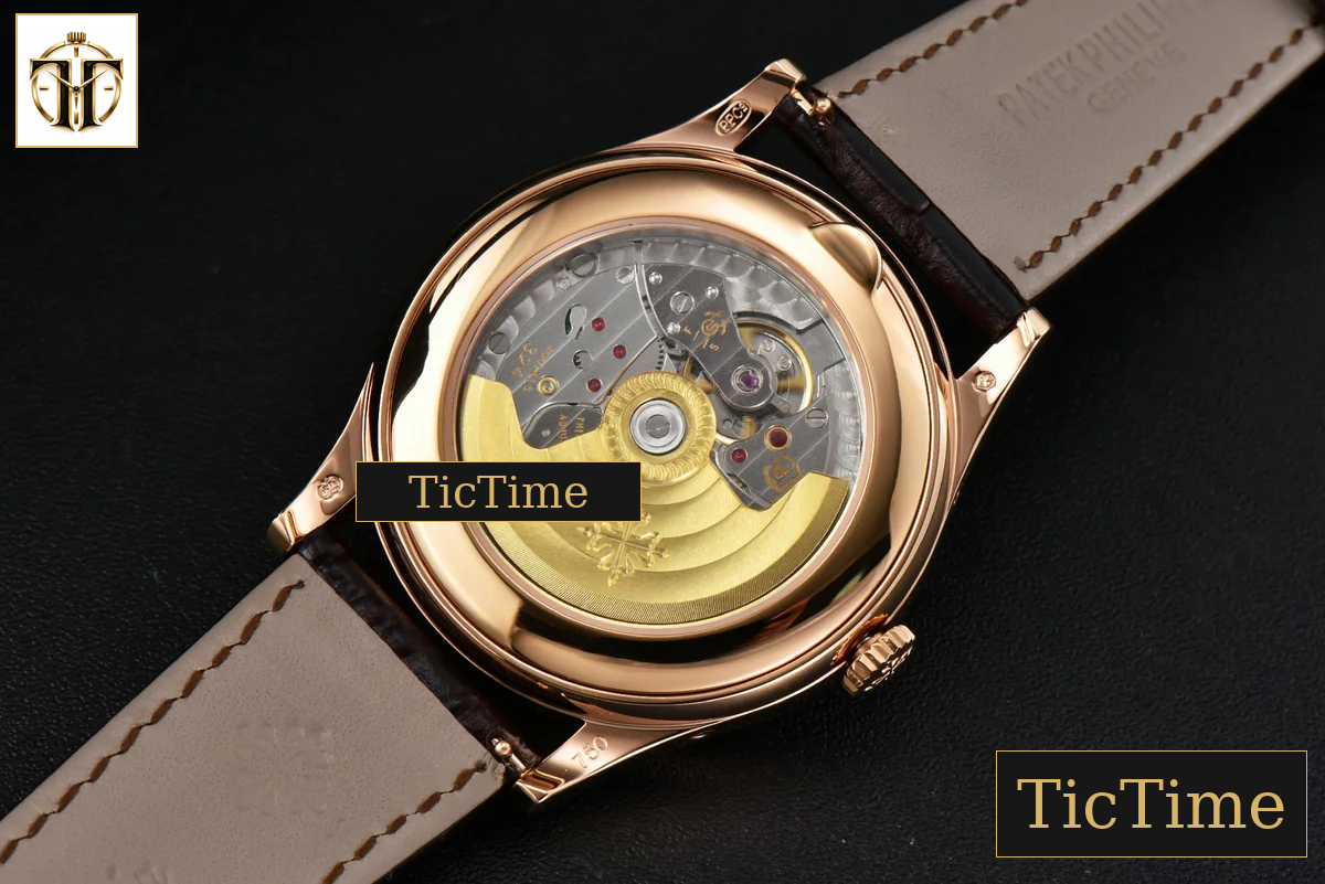 Annual Calendar Moonphase 5396 38.5mm ZF RG White Stick Dial Brown Leather Strap MY9015 — foto 14