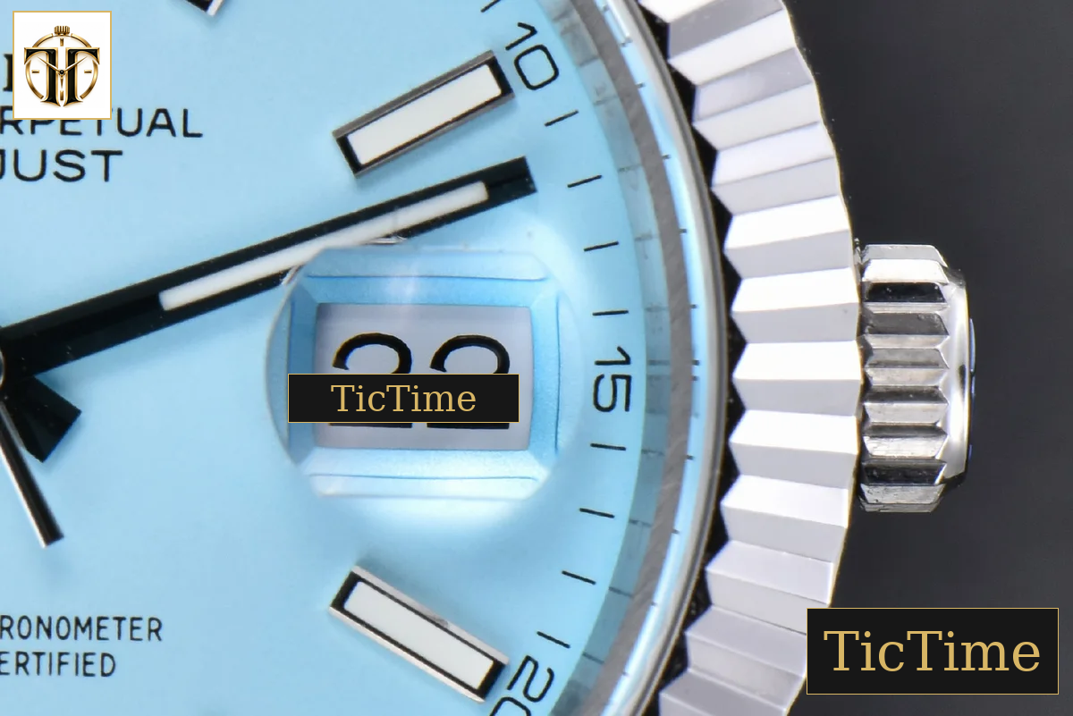 Datejust 41mm GMF Tiffany DIal SS braceelt tungsten heavier version VR3235 — foto 9