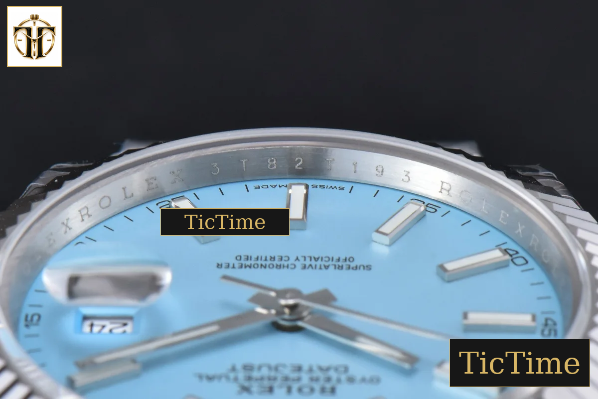 DateJust 126334 41mm GMF Tiffany Blue Dial Jubilee Bracelet Tungsten Heavy Version A3235 — foto 14