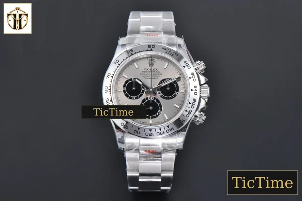 Foto frontal — Daytona 904L 126509 40mm BPF SS Grey Dial Black Subdial SS Bracelet SH4131