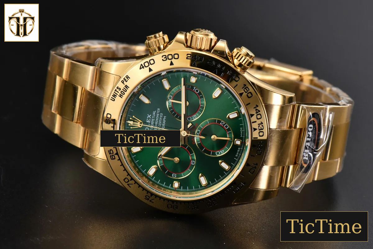 Daytona 116508 40mm BTF YG Green Dial YG Bracelet SA4130 — foto 16