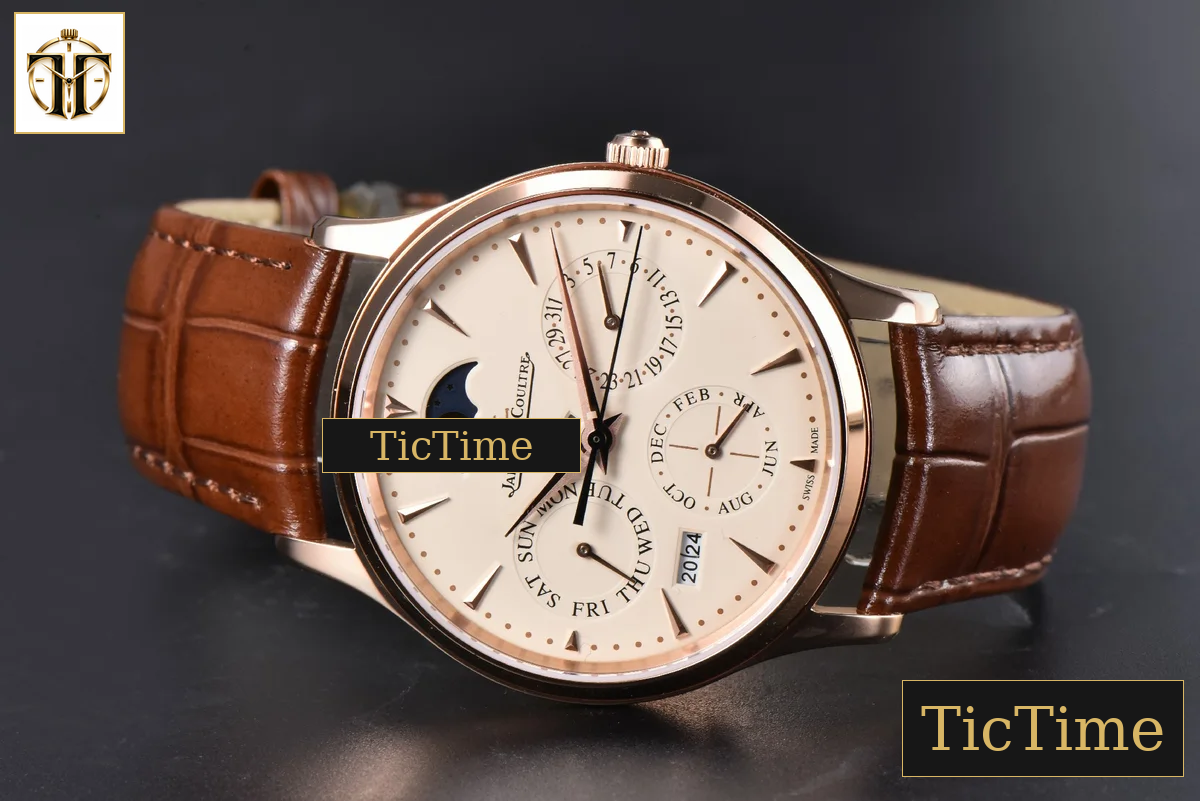 Master Ultra Thin Perpetual Calendar 39mm VRF RG White Dial Brown Leather Strap MY9015 — foto 13