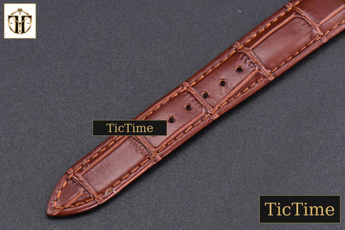 Rendez-Vous Night & Day 34mm APSF RG Diamond White Textured Dial Brown Leather Strap A898 — foto 16