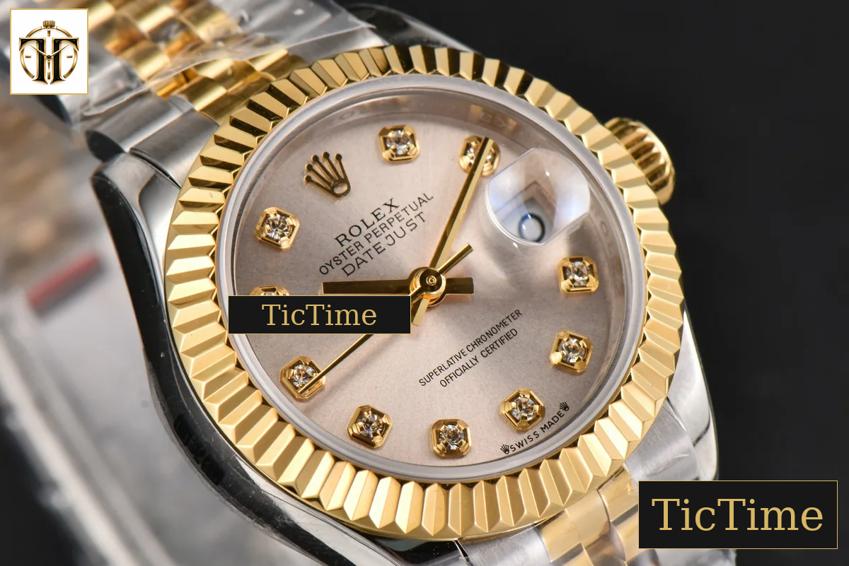 DateJust Ladies 28mm WF YG/SS Silver Dial Diamond Marker Jubilee Bracelet A2236 — foto 13