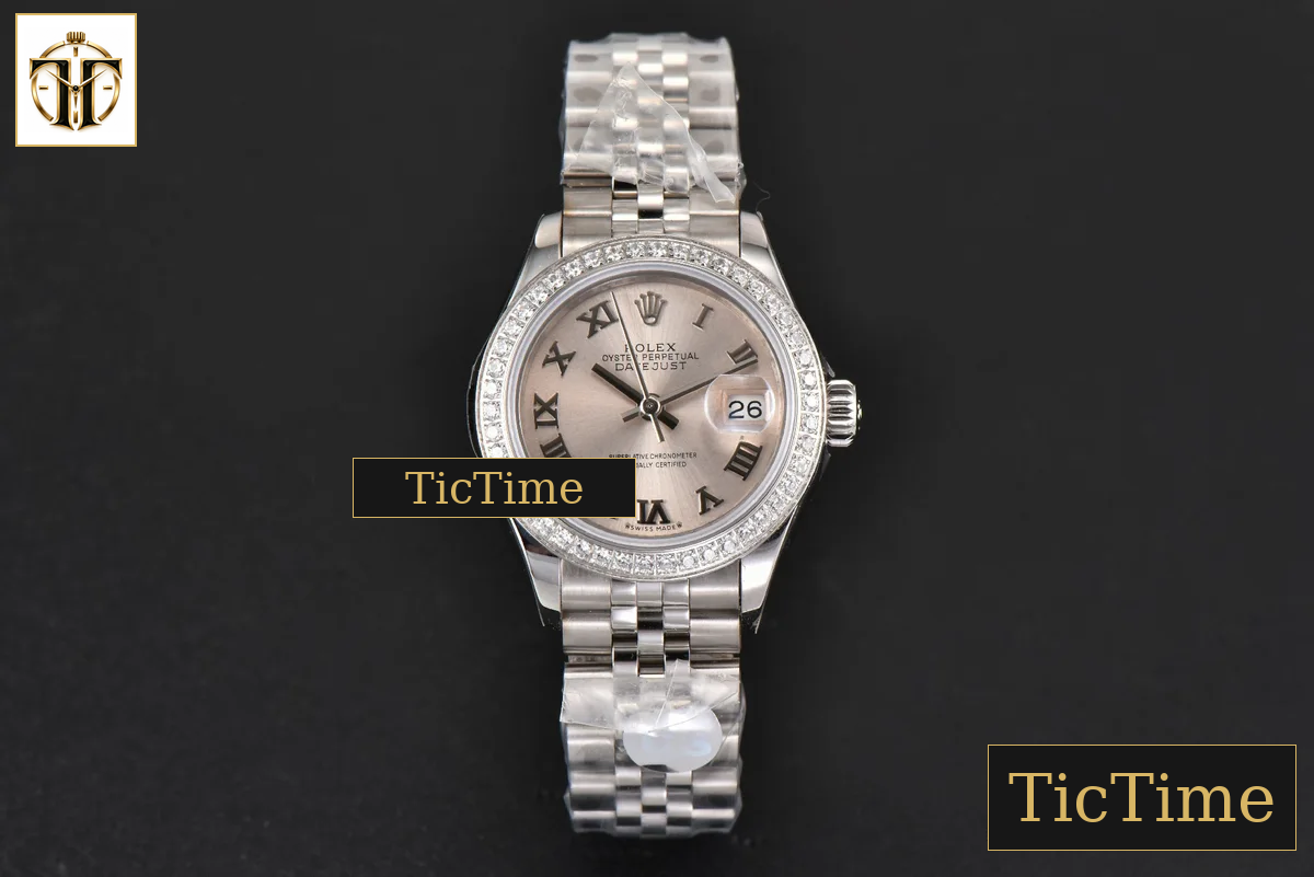 DateJust Ladies 28mm WF Diamond Silver Dial Roma Marker Jubilee Bracelet A2236 — foto 3