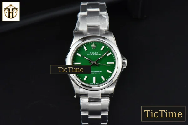 Foto frontal — Oyster Perpetual 277200 31mm EWF Green Dial SS Bracelet A3230