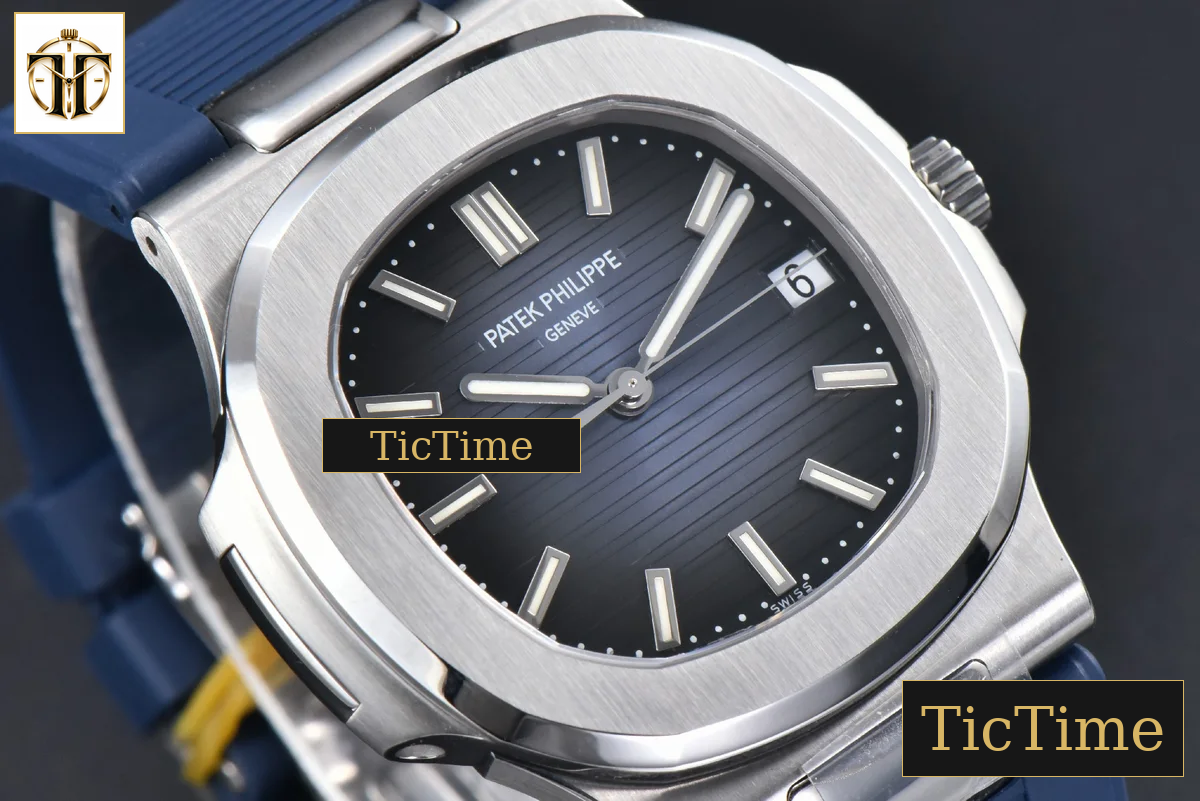 Nautilus 5711 40mm PPF Blue Dial Blue Rubber Strap V5 A324SC — foto 11
