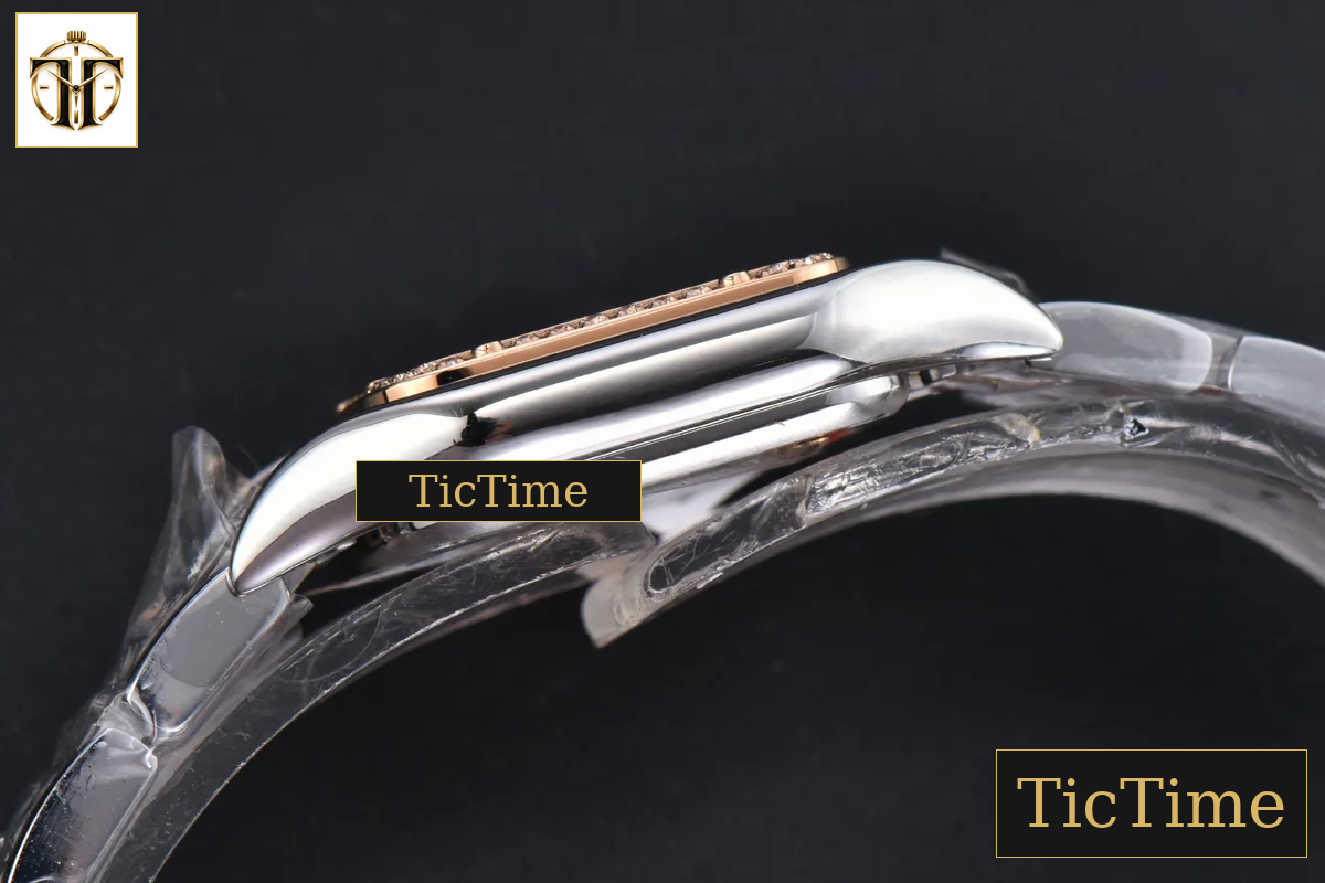 Panthère 22mm AF SS/RG Diamond Bezel White Dial SS/RG Bracelet Ronda Quartz — foto 14