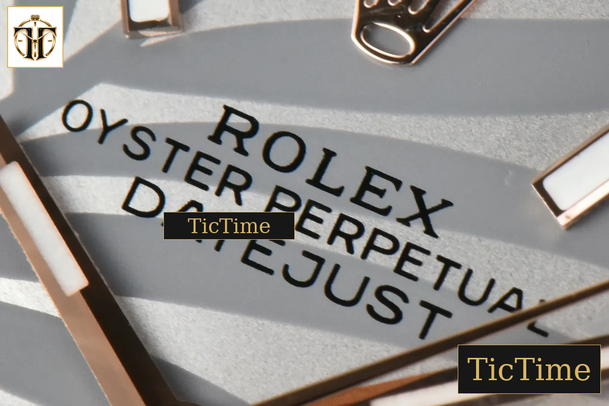 DateJust 36mm EWF RG/SS Silver Plam Dial Oyster Bracelet A3235 — foto 5