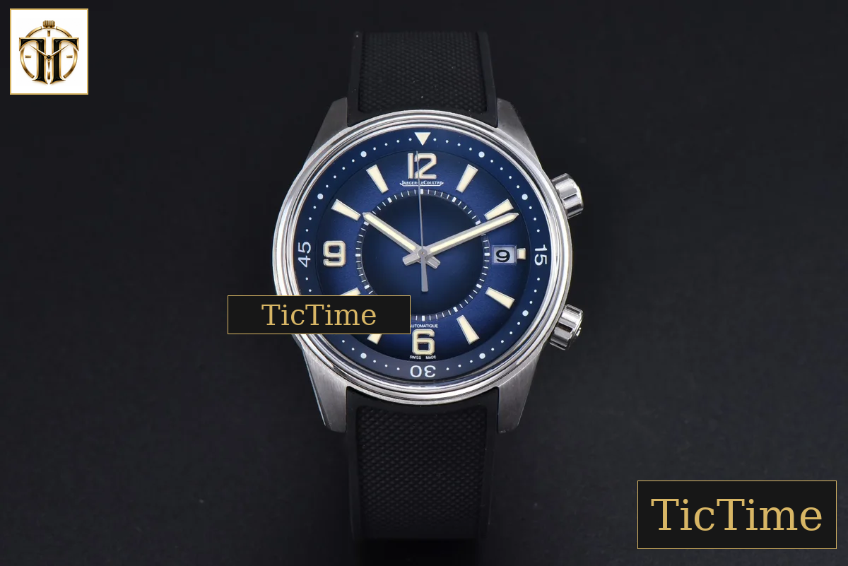 Polaris 42mm CSF Blue Dial Black Rubber Strap Mod MY9015 — foto 3