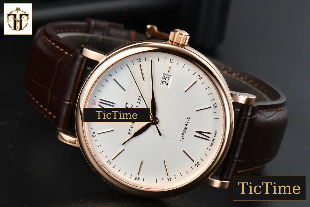 Portofino Automatic 40mm ZF RG White Dial RG Hands Brown Croc Strap A9019 — foto 11