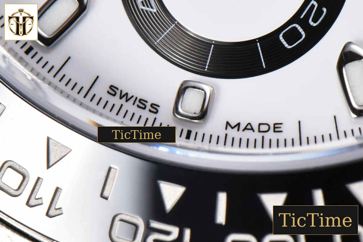 Daytona 116500 40mm APSF SS Panda White Dial Ceramic Bezel SS Bracelet SH4130 — foto 10