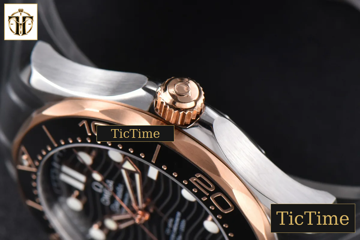 Seamaster Diver 42mm VSF RG/SS 300M Black Dial Rubber Strap A8800 — foto 12