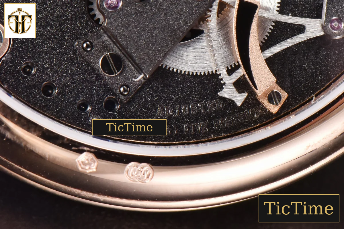 Tradition 7057BR 40mm ZF RG Gray Dial Black Subdial Black Leather Strap A505 — foto 19
