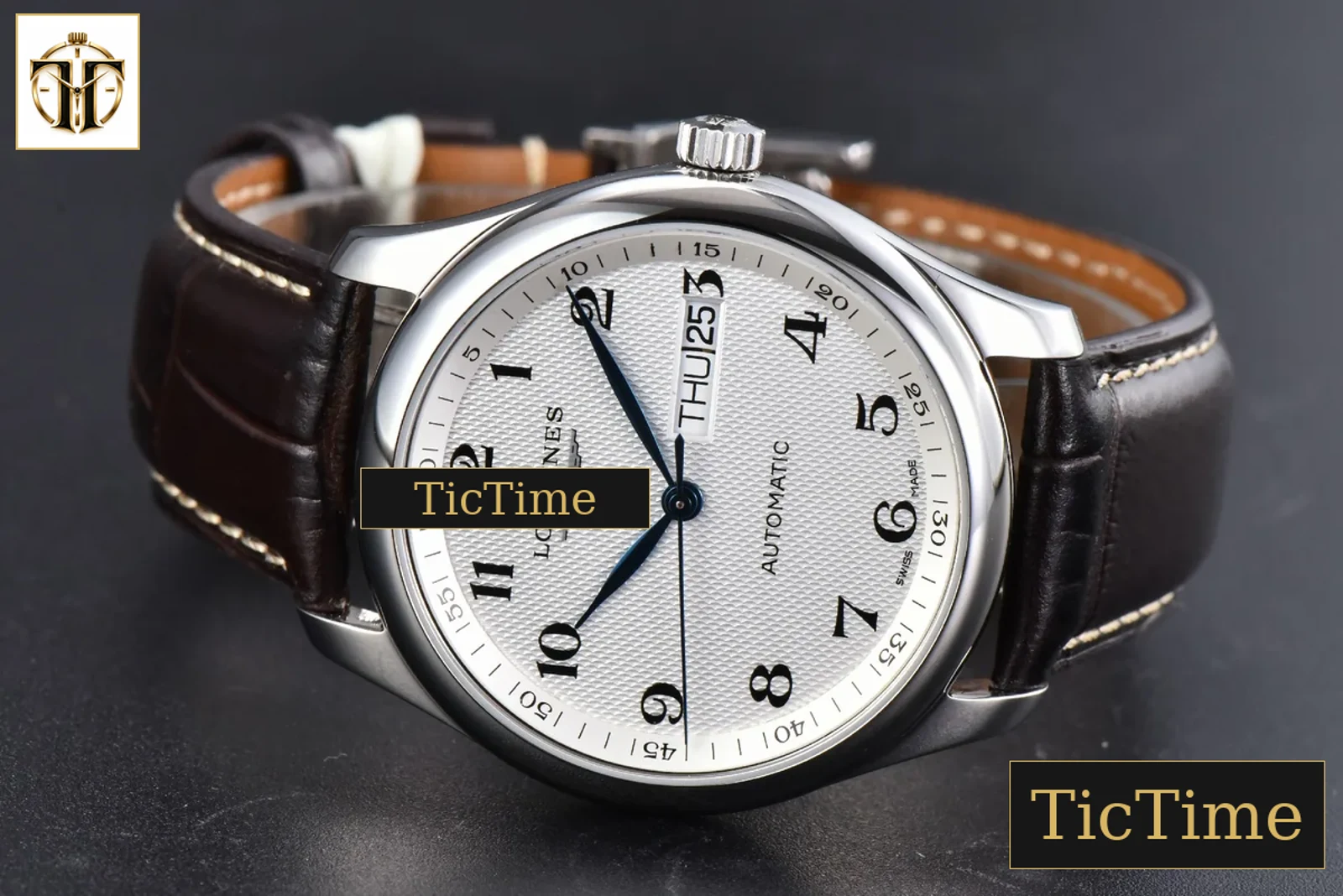 Master Automatic 40mm LGF White Dial Leather Strap — foto 13