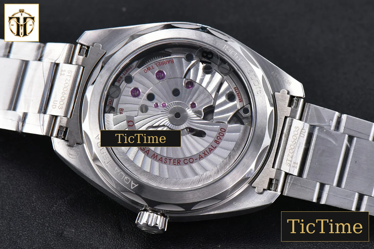 Aqua Terra 150M Light 41mm VSF Blue Dial Blue Hand Silver Markers SS Bracelet A8900 — foto 24