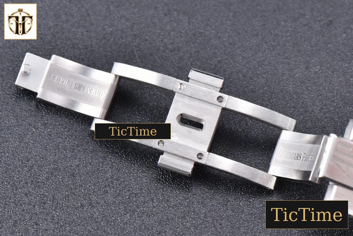 Royal Oak 15500 41mm OMF Black Textured Dial SS Bracelet V2 Miyota 9015 — foto 25