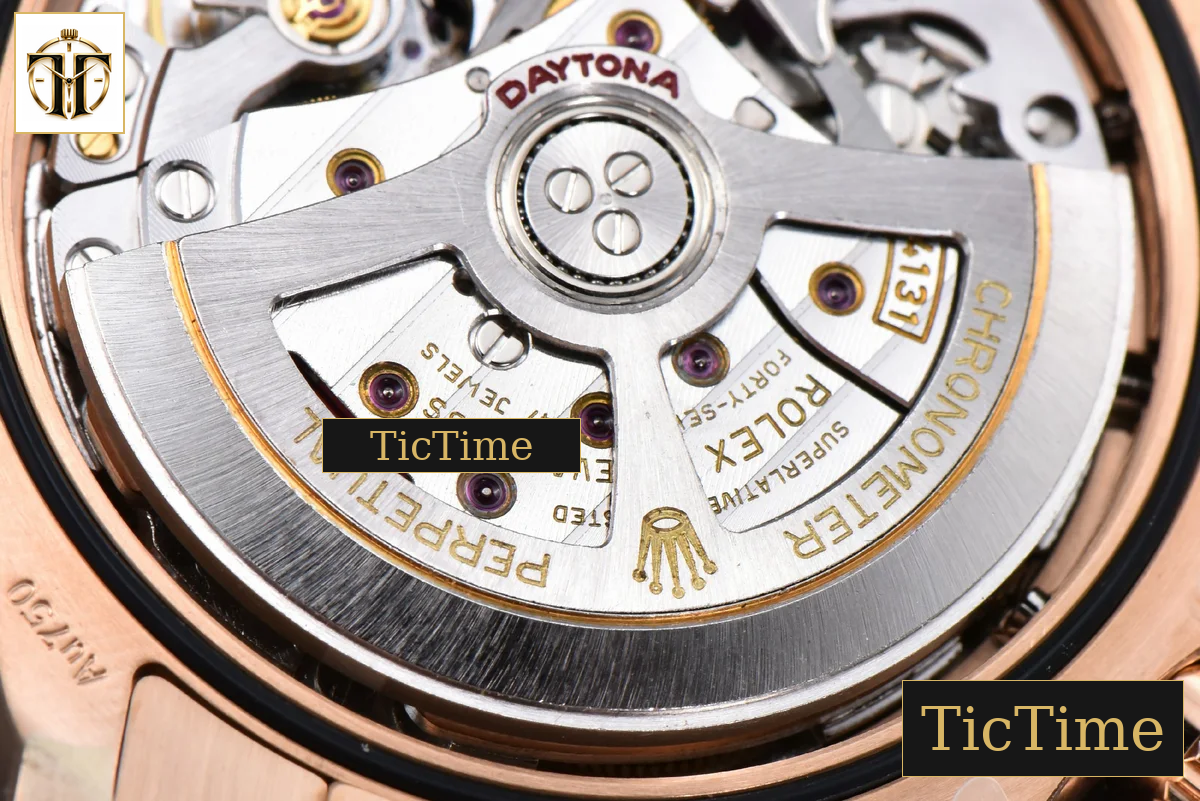 Daytona 126505 40mm Clean Factory RG Black Dial RG Subdial Diamond Marker RG Bracelet SH4131 — foto 23