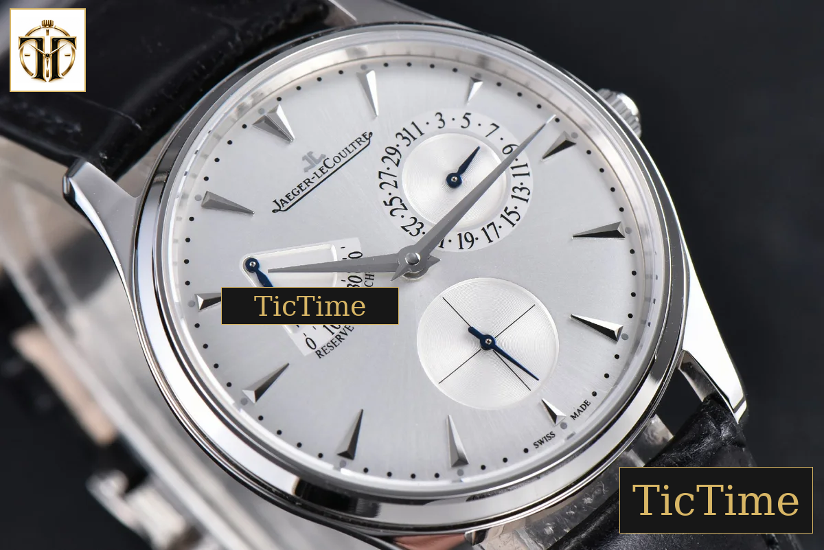 Master Ultra Thin Réserve de Marche 1378420 39mm ZF Silver Dial Black Leather Strap A938 — foto 10