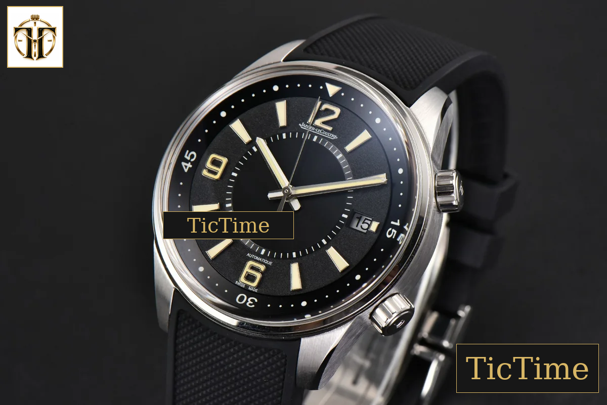 Polaris Geographic 42mm JQKF Black Dial Black Rubber Strap A2824 — foto 4
