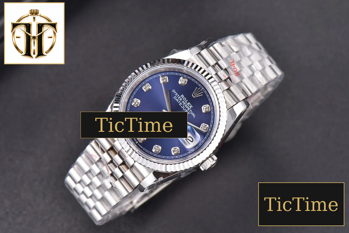 DateJust 36mm GMF SS Blue Dial Diamond Marker Jubilee Bracelet VR3235 — foto 4