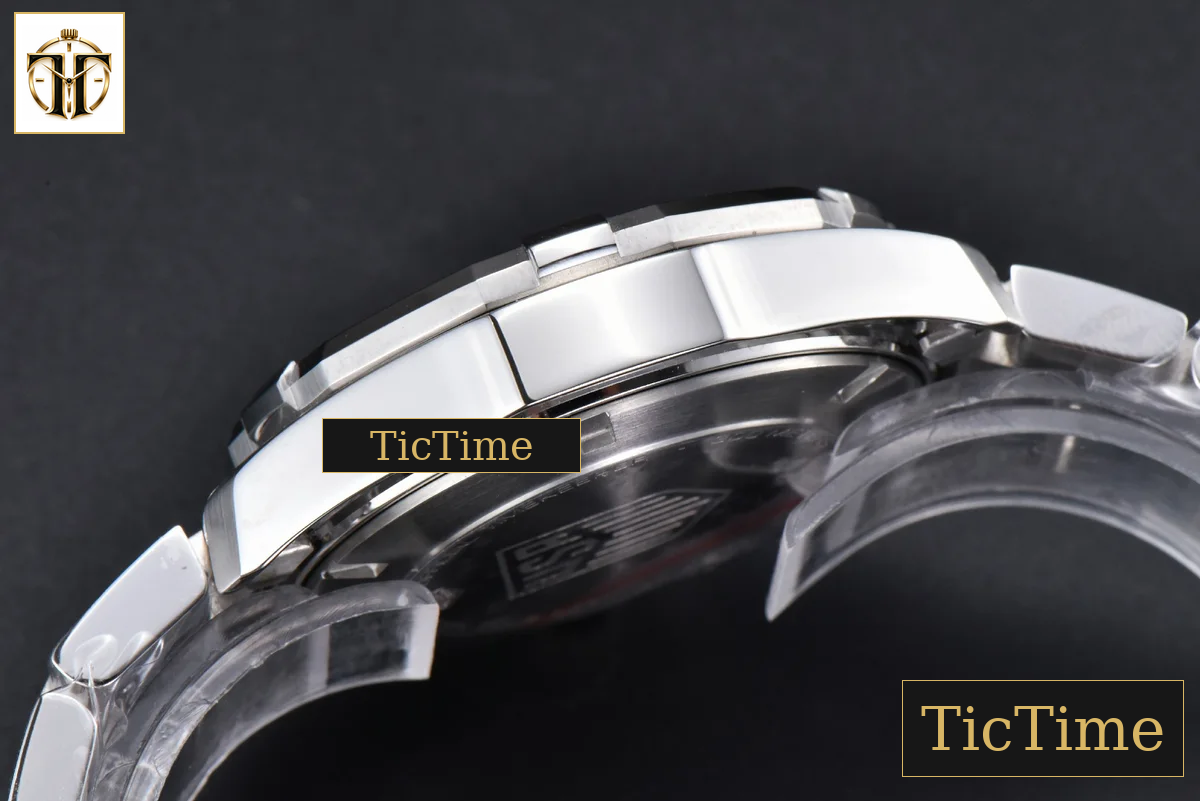 Aquaracer Calibre 5 43mm OF Black Dial Red Hands SS Bracelet Swiss SW200 — foto 16