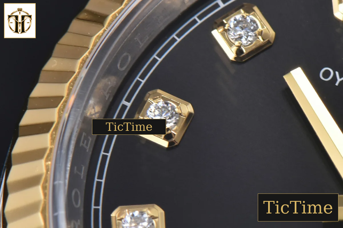 DateJust 126333 36mm Clean Factory YG/SS Black Dial Diamond Marker YG/SS Jubilee Bracelet VR3235 — foto 6
