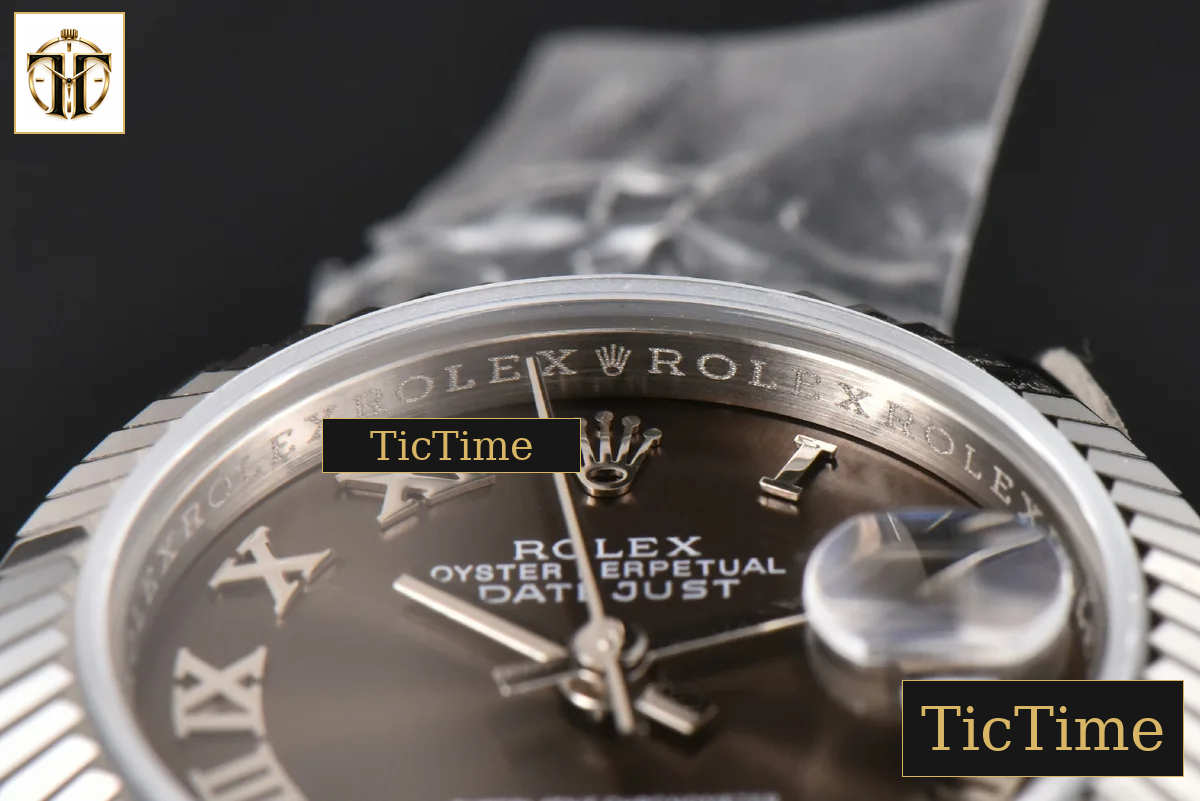 DateJust Ladies 28mm WF Gray Dial Roma Marker Jubilee Bracelet A2236 — foto 13