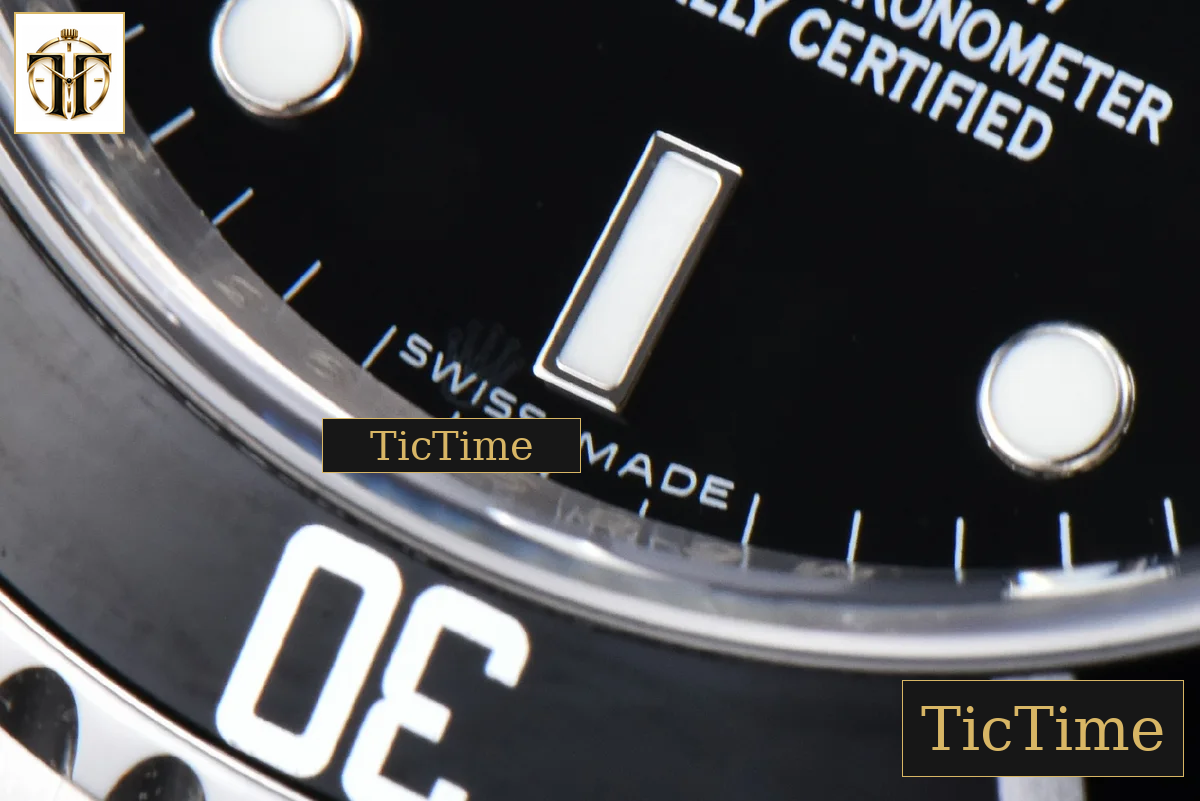 Submariner LN 16610 40mm RAF Black Bezel 904L SS Bracelet Rehaut SH3135 — foto 9
