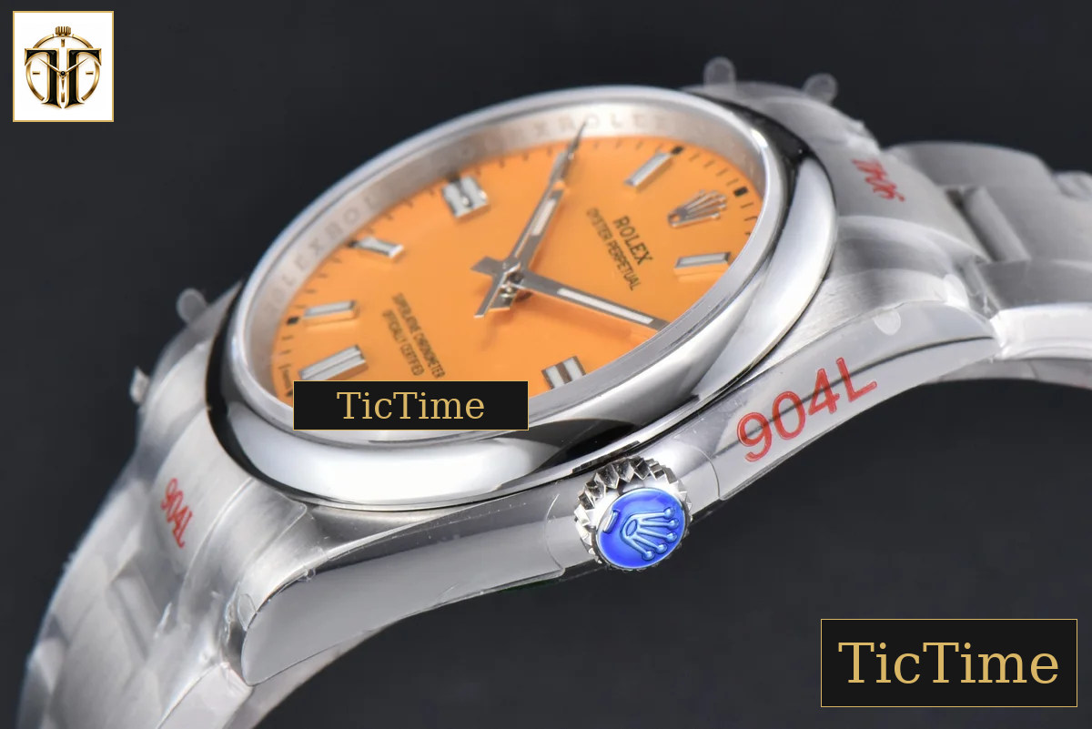 Oyster Perpetual 904L 126000 36mm GMF Yellow Dial SS Bracelet VR3230 — foto 10