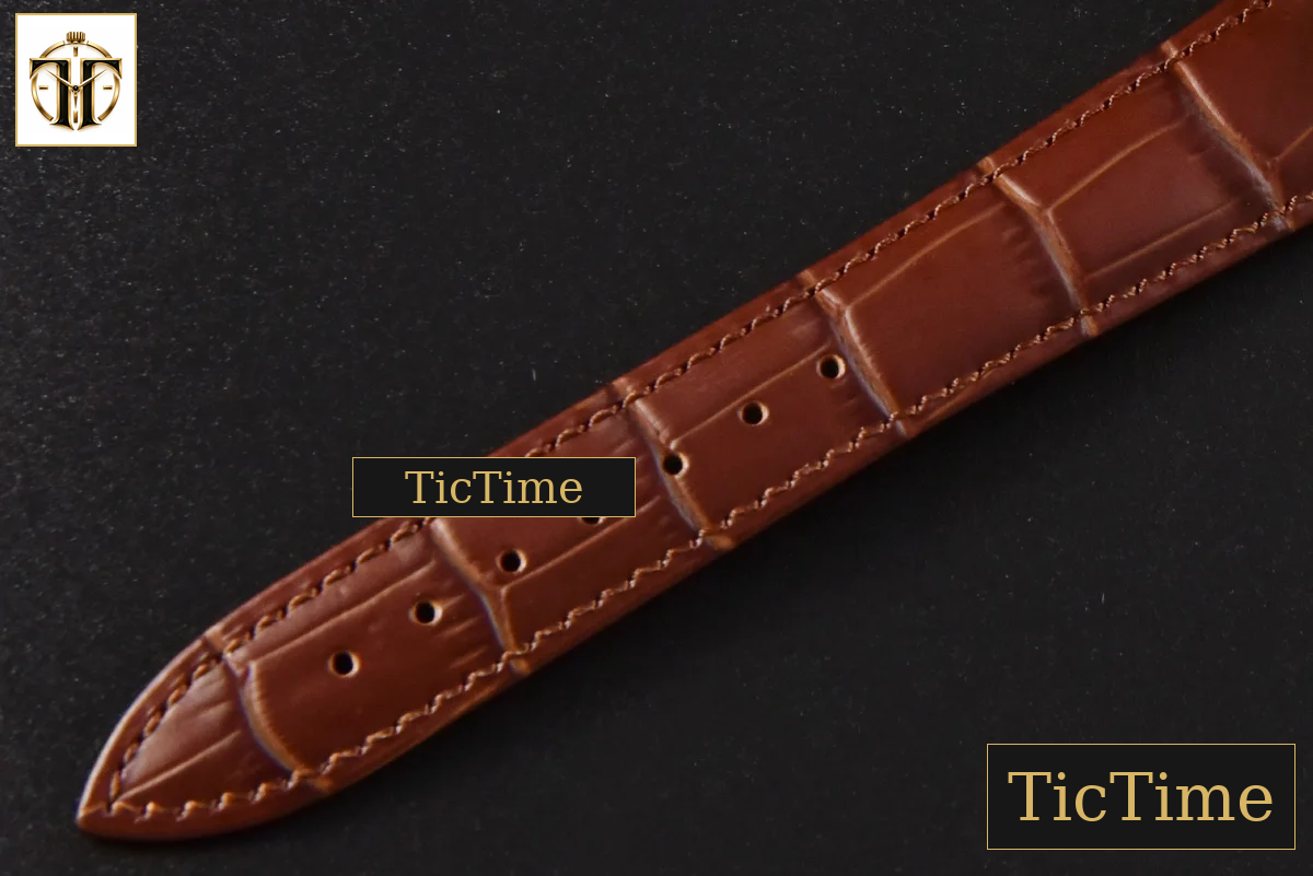 Classique 5177 38mm LTF YG White Dial Digital Marker Brown Leather Strap MY9015 — foto 24