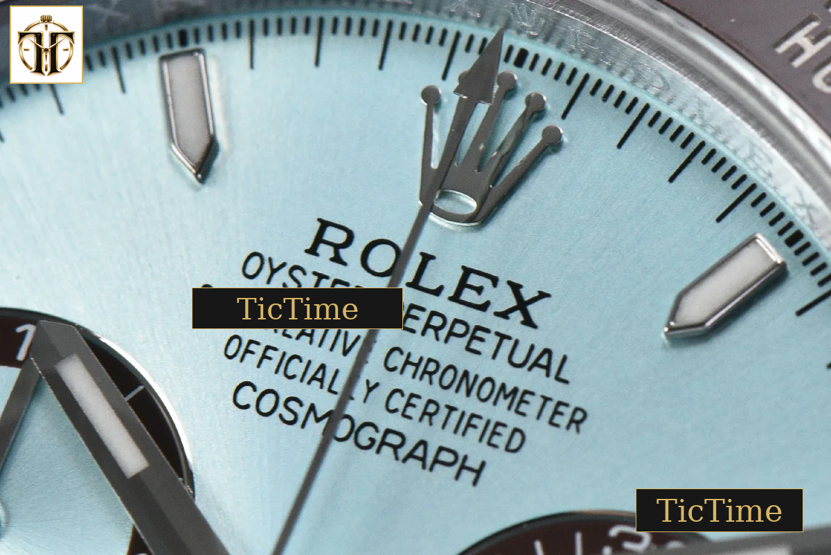 Daytona UFO 904L 126506 40mm UF Ice Blue Stick Dial Lume Markers SS Braclet (Free Sprung) UF4131 — foto 6