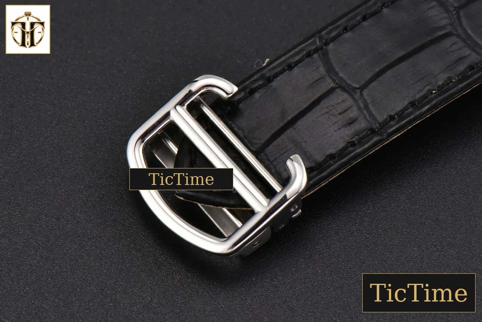 Drive de Cartier 40mm APSF Black Dial Black Leather Strap A23J — foto 25