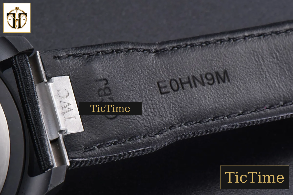 Top Gun IW326901 41mm M+F Ceramic Black Dial Black Nylon Strap A2892 — foto 24