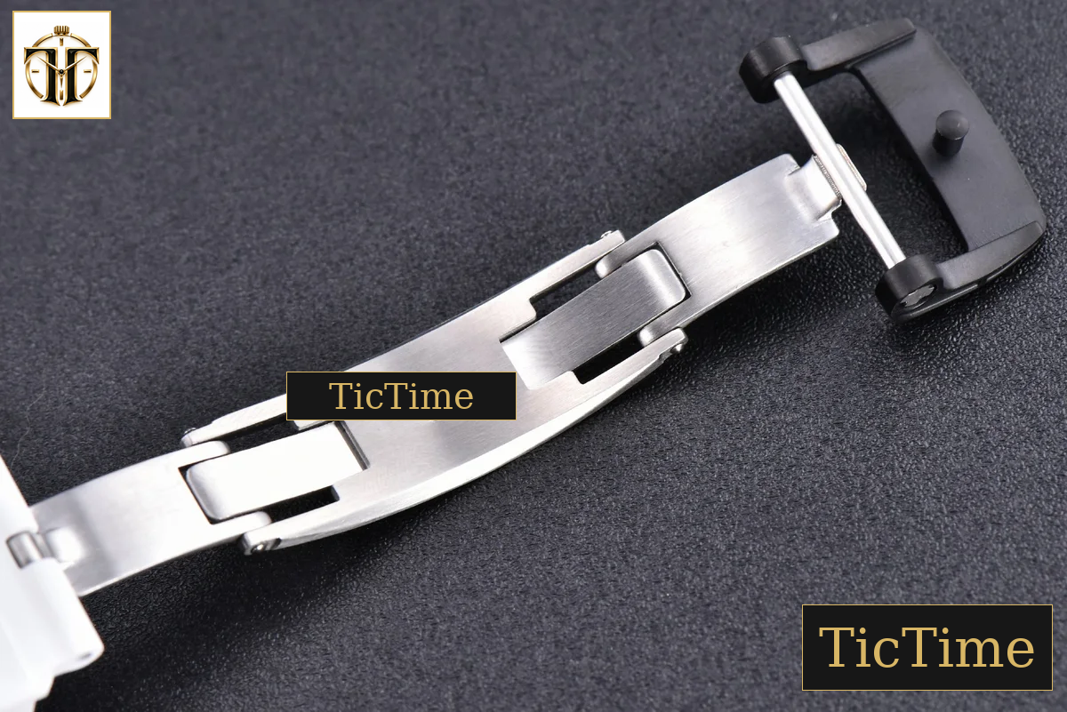 RM035-02 KVF Skeleton Dial Red White Rubber Strap V3 Miyota8215 — foto 22