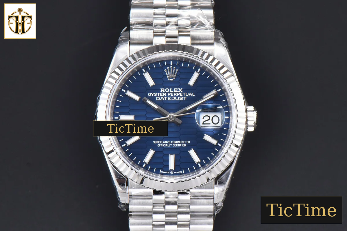 DateJust 904L 36mm VSF Blue Motif Dial Jubilee VS3235 — foto 2