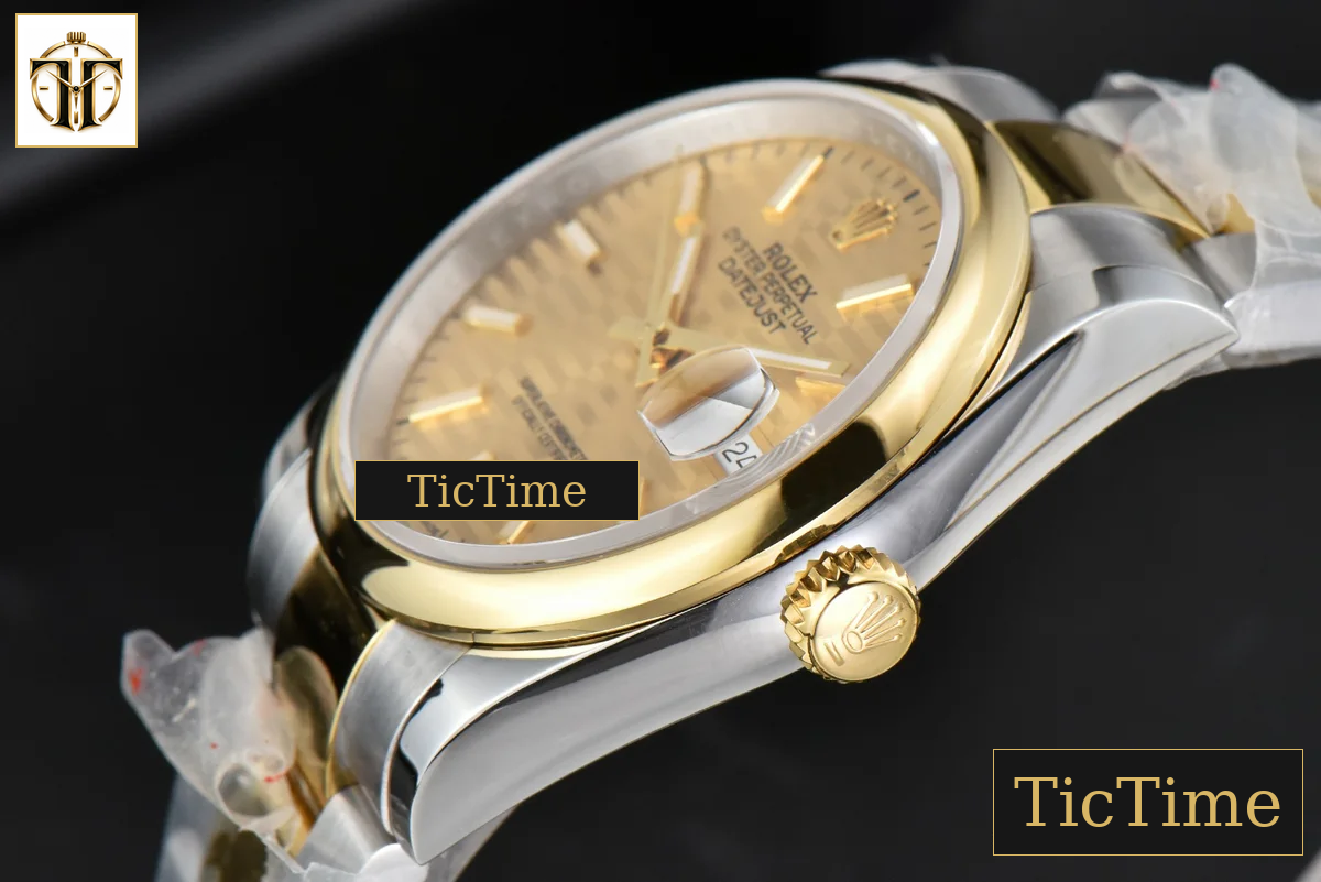 DateJust 36mm BPF YG/SS Smooth YG Motif Dial Oyster Bracelet A2824 — foto 10